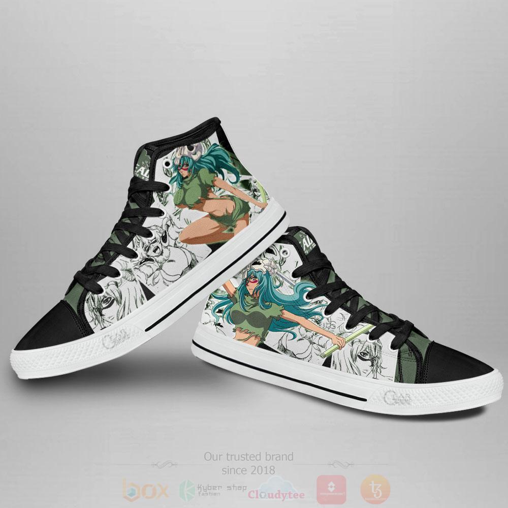 BEST Anime Bleach Nel tu High Top Shoes 4 Anime Bleach Nel tu High Top Canvas Shoes 1 2 3