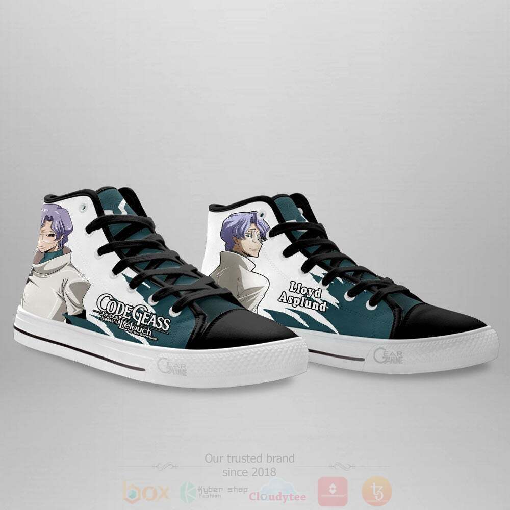 BEST Anime Code Geass Lloyd Asplund High Top Shoes 3 Anime Code Geass Lloyd Asplund High Top Canvas Shoes 1 2