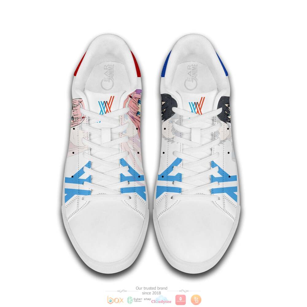 Anime Darling in the Franxx Zero Two and Hiro Skate Stan Smith Shoes 1 2 3