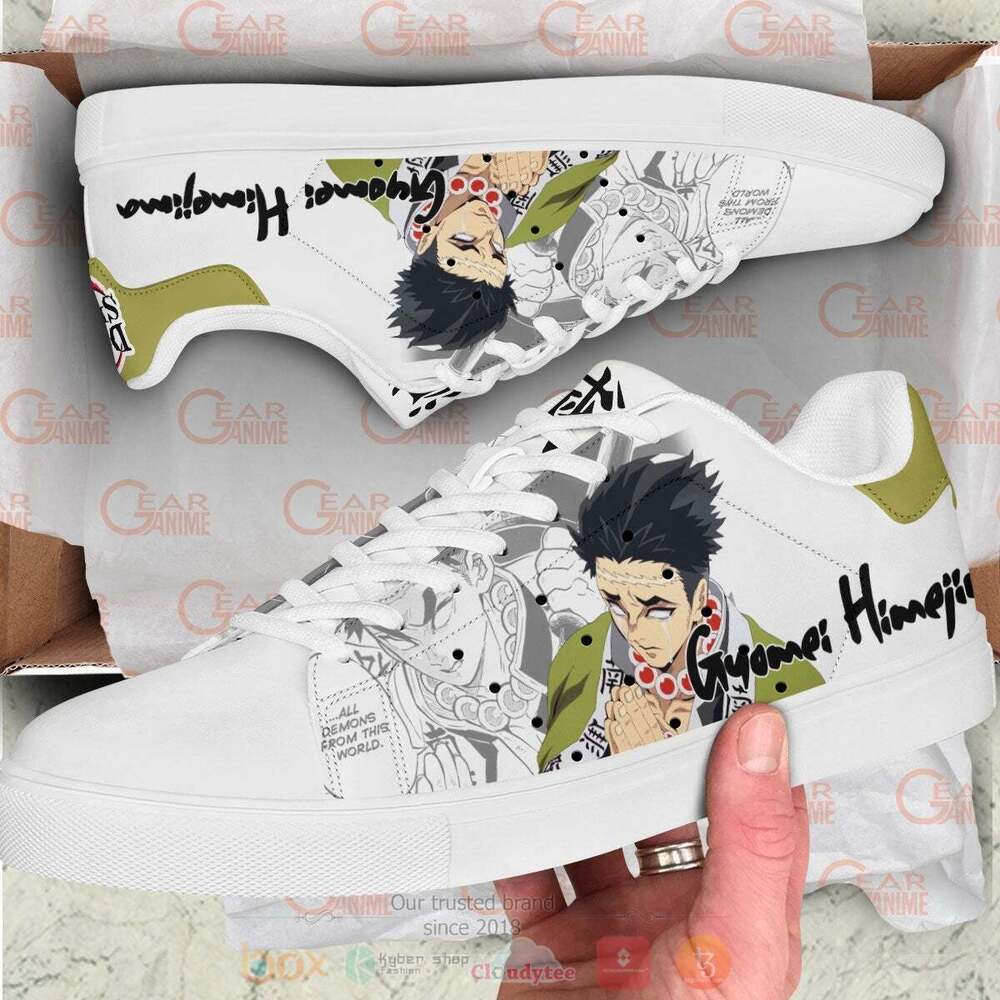 Anime Demon Slayer Gyomei Himejima Skate Shoes 1