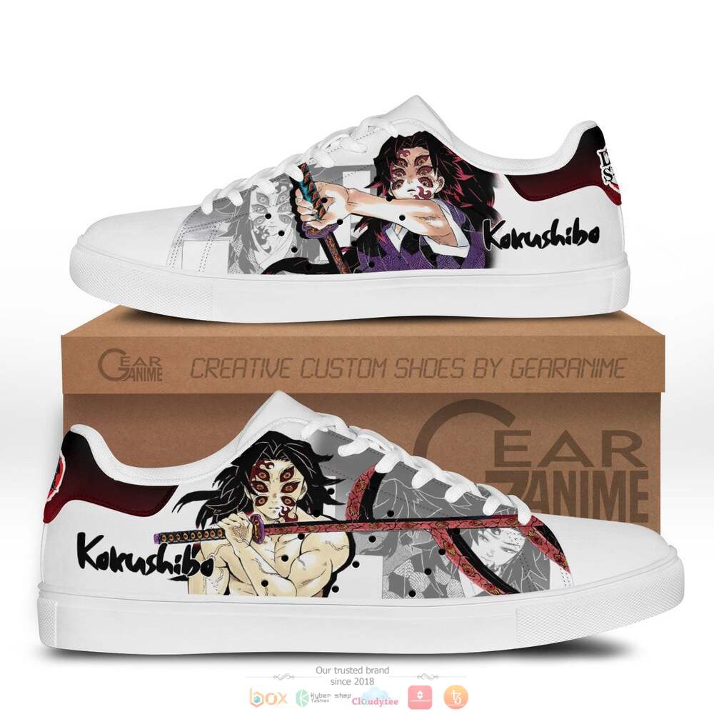 Anime Demon Slayer Kokushibo Skate Stan Smith Shoes