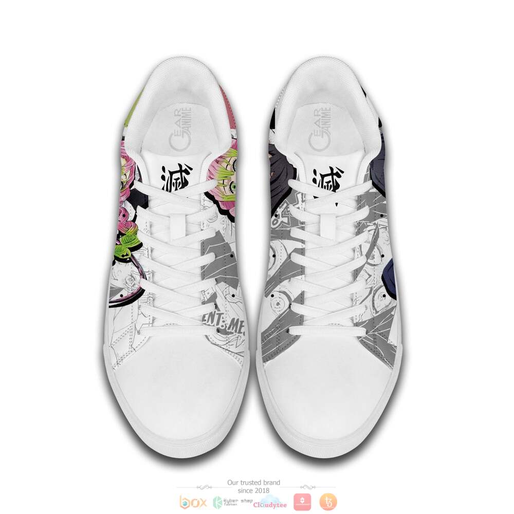 Anime Demon Slayer Mitsuri and Iguro Skate Stan Smith Shoes 1 2 3