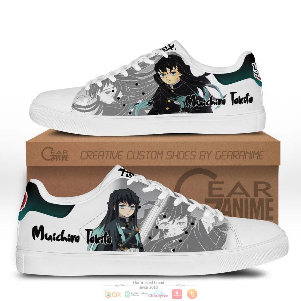 Anime Demon Slayer Muichiro Tokito Skate Stan Smith Shoes