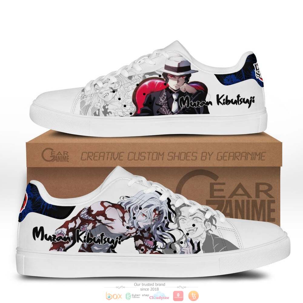 Anime Demon Slayer Muzan Kibutsuji Skate Stan Smith Shoes