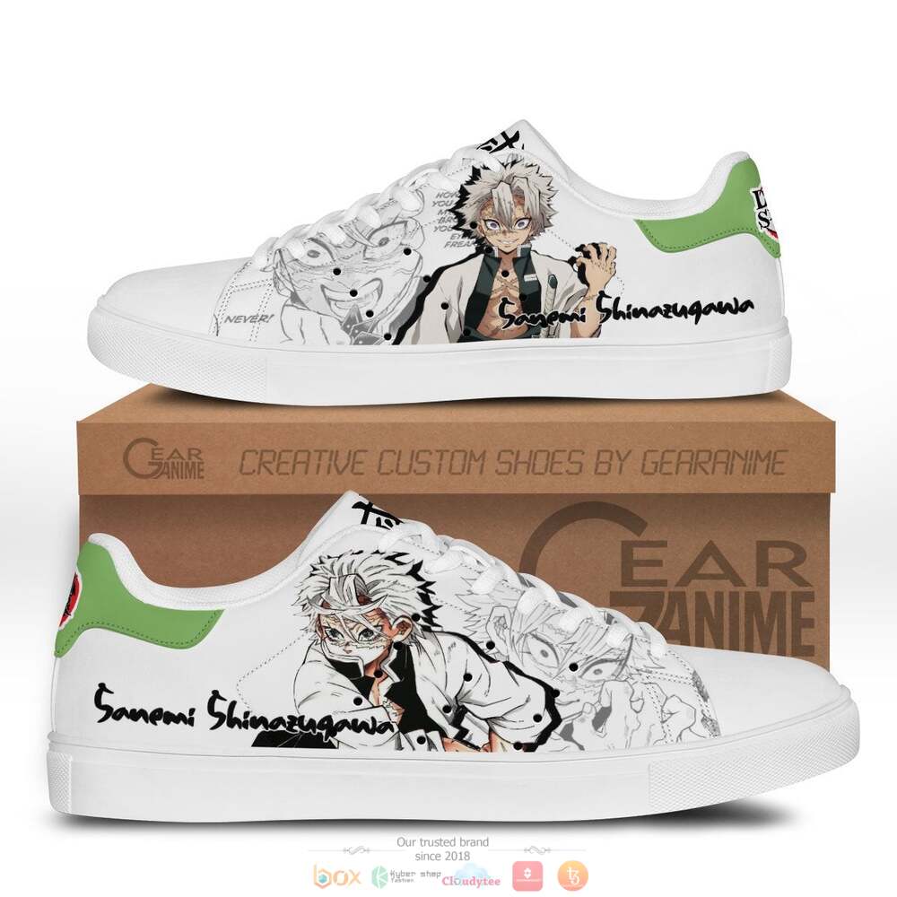 Anime Demon Slayer Sanemi Shinazugawa Skate Stan Smith Shoes