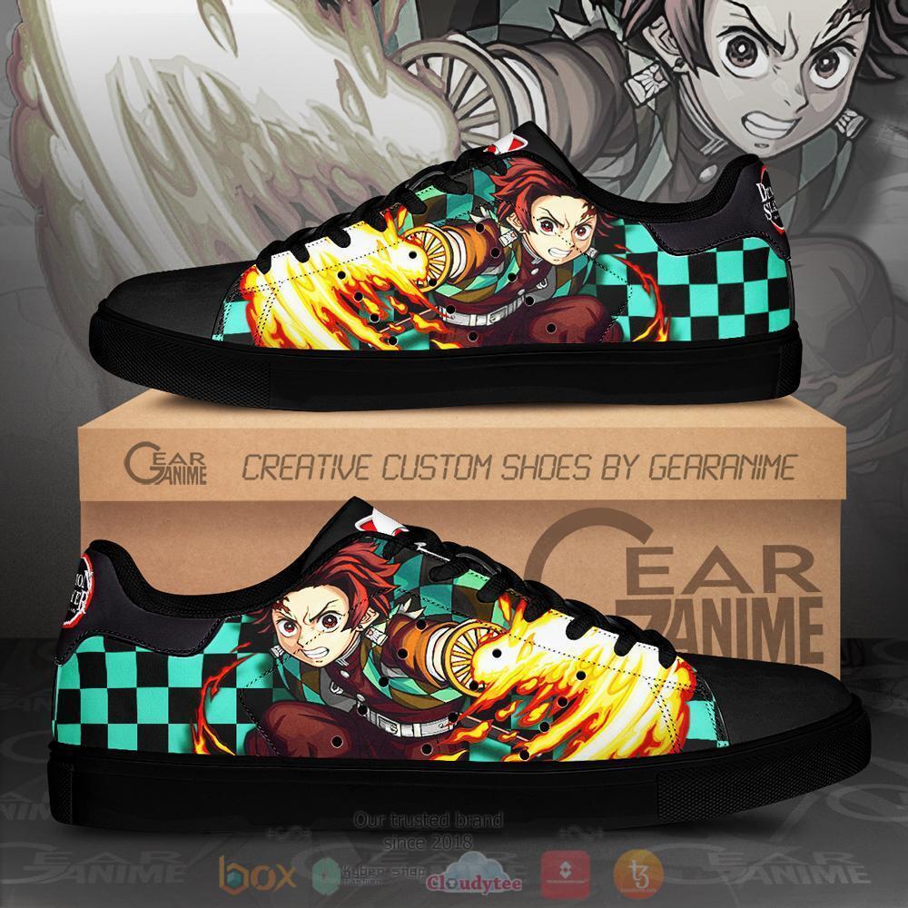 Anime Demon Slayer Tanjiro Sun Breathing Skate Shoes