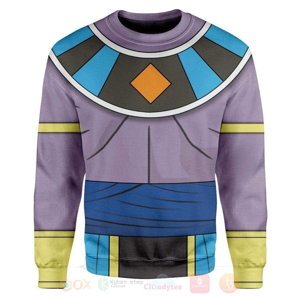 BEST Anime Dragon Ball Beerus God Of Destruction 3D All Print Hoodie, Shirt 2 Anime Dragon Ball Beerus God Of Destruction 3D Hoodie Shirt 1