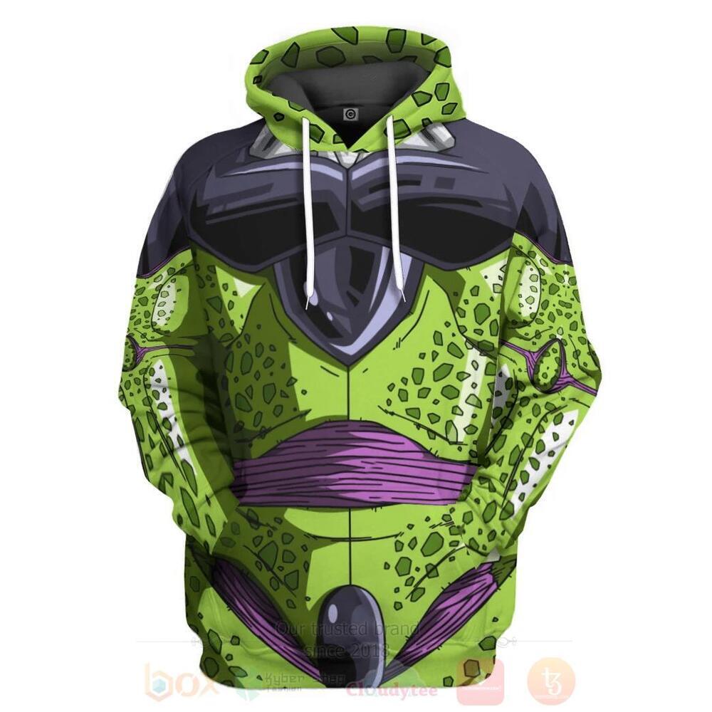 BEST Anime Dragon Ball Cell 3D All Print Hoodie, Shirt 1 Anime Dragon Ball Cell 3D Hoodie Shirt