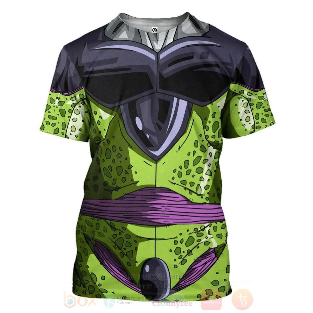 BEST Anime Dragon Ball Cell 3D All Print Hoodie, Shirt 3 Anime Dragon Ball Cell 3D Hoodie Shirt 1 2