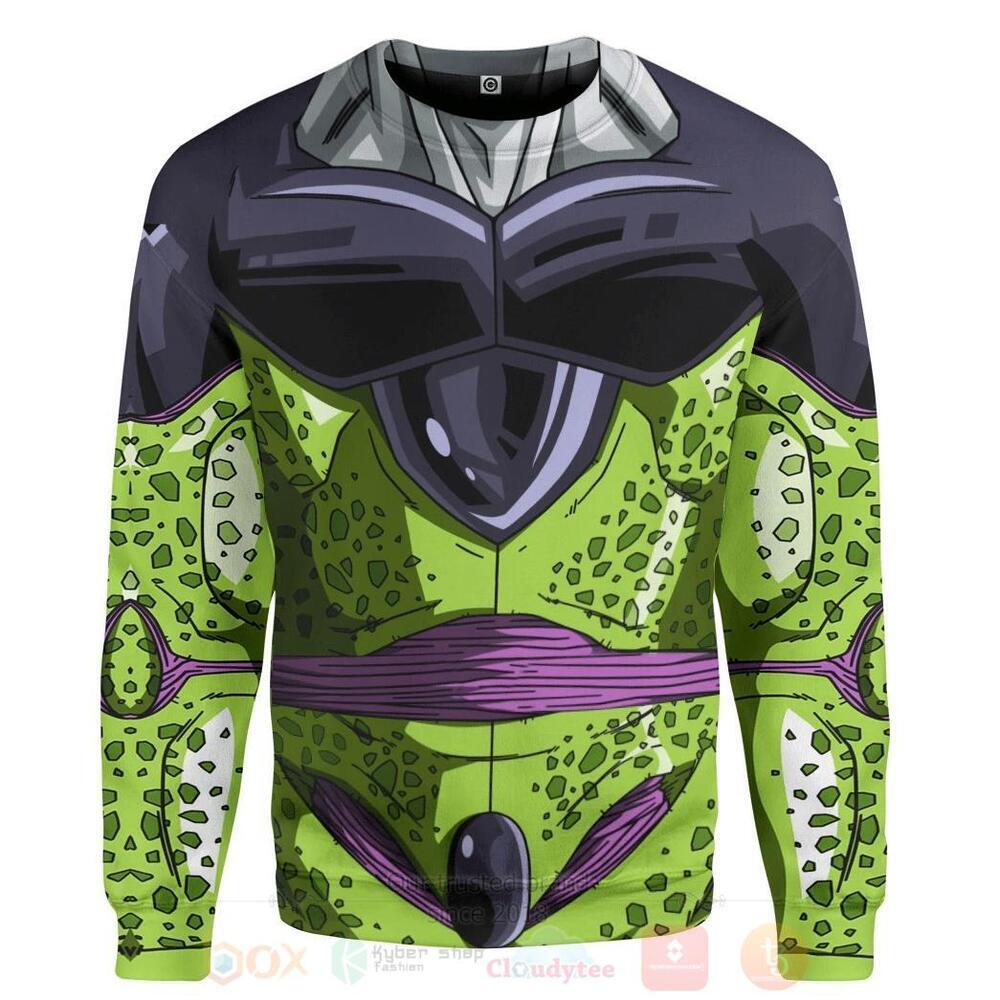 BEST Anime Dragon Ball Cell 3D All Print Hoodie, Shirt 4 Anime Dragon Ball Cell 3D Hoodie Shirt 1 2 3
