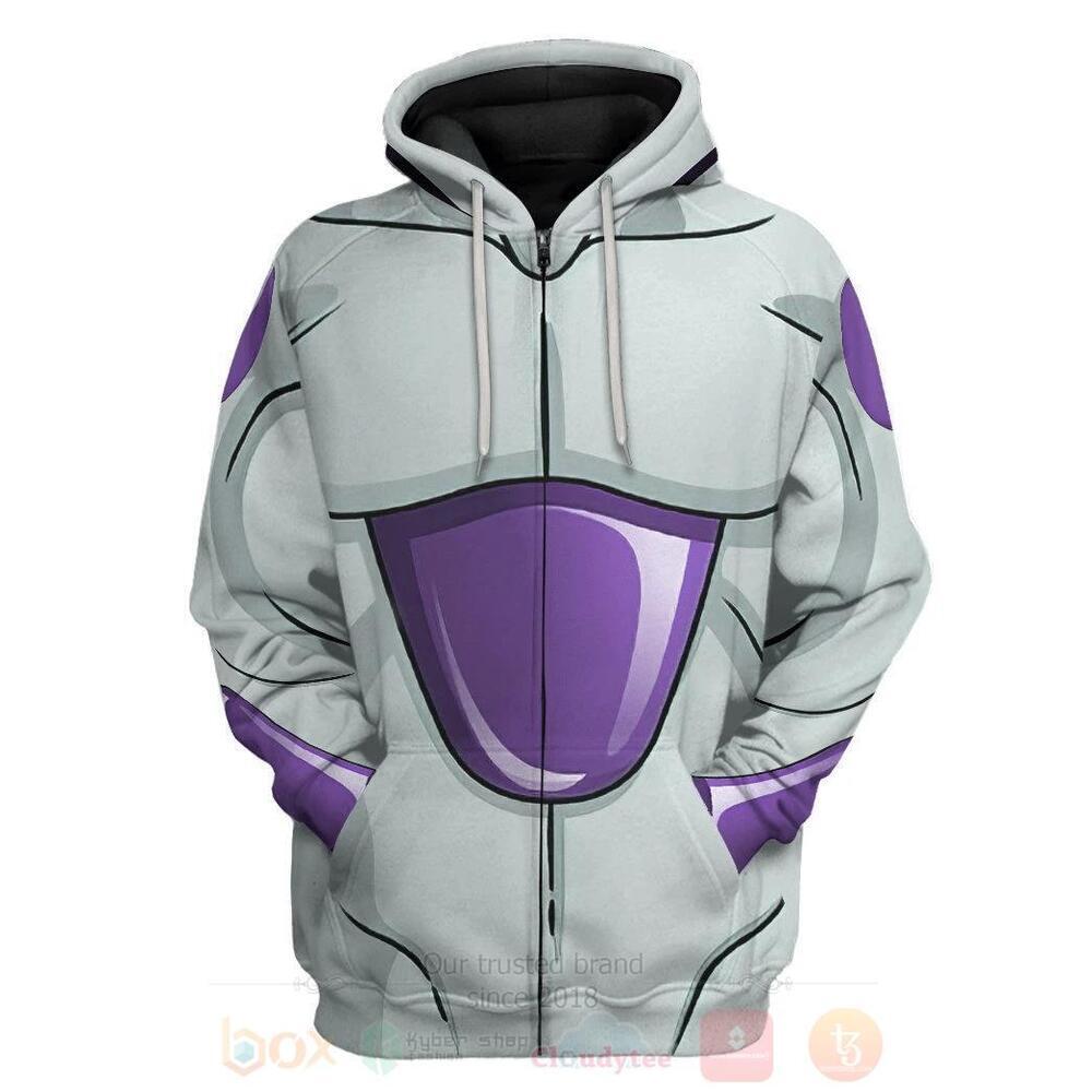 BEST Anime Dragon Ball Frieza Custom 3D Hoodie, Zip Hoodie 2 Anime Dragon Ball Frieza 3D Hoodie Zip Hoodie 1