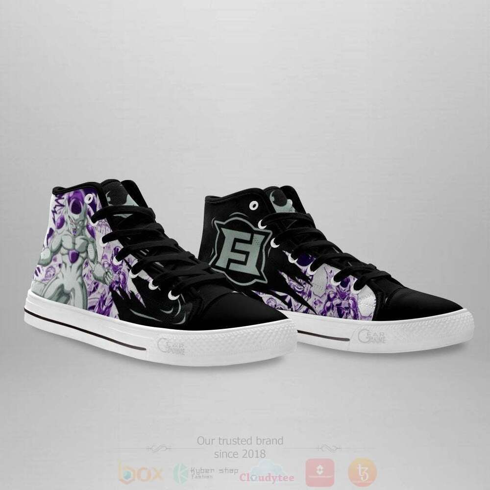 BEST Anime Dragon Ball Frieza High Top Shoes 4 Anime Dragon Ball Frieza High Top Canvas Shoes 1 2 3