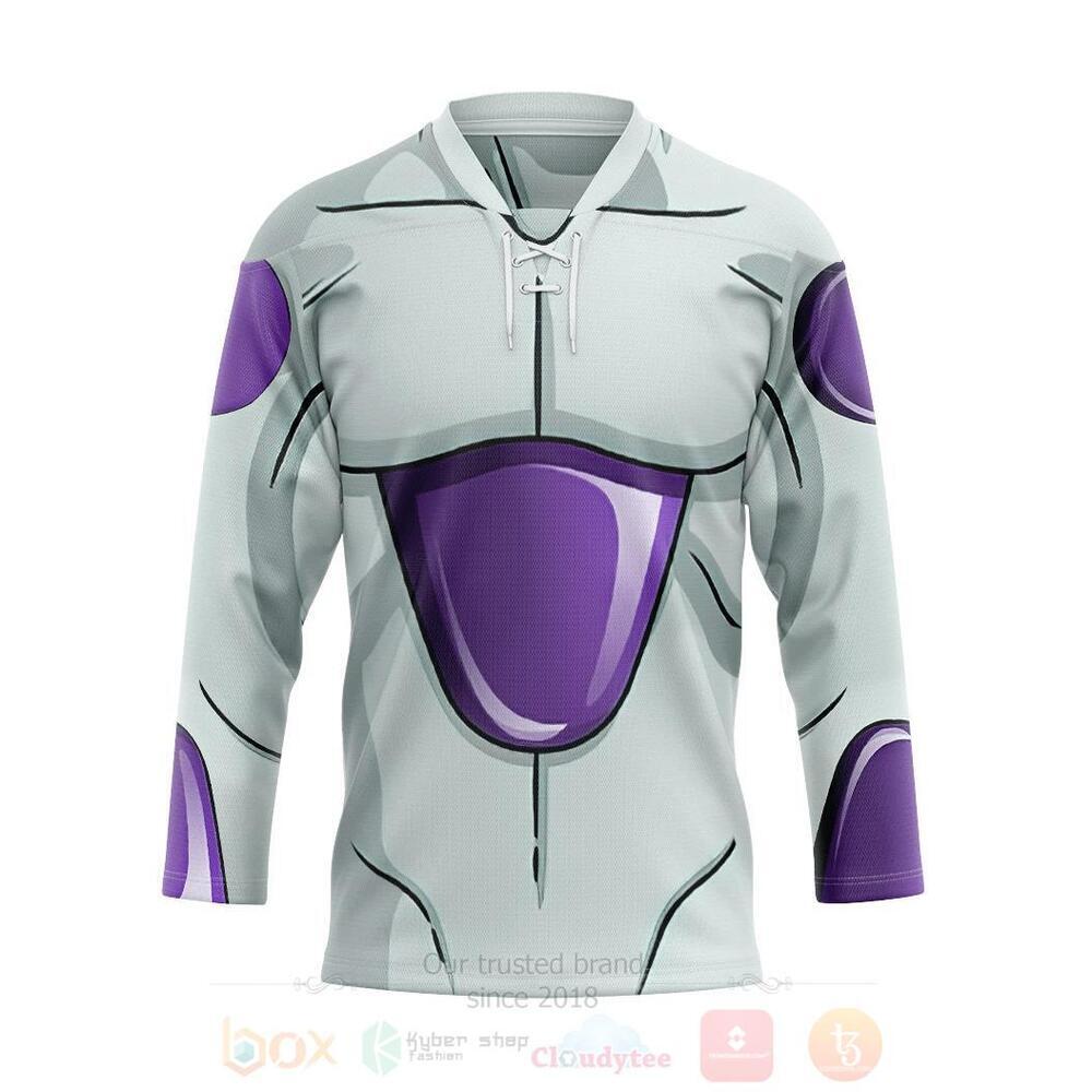 BEST Anime Dragon Ball Frieza Jersey Hockey 8 Anime Dragon Ball Frieza Hockey Jersey