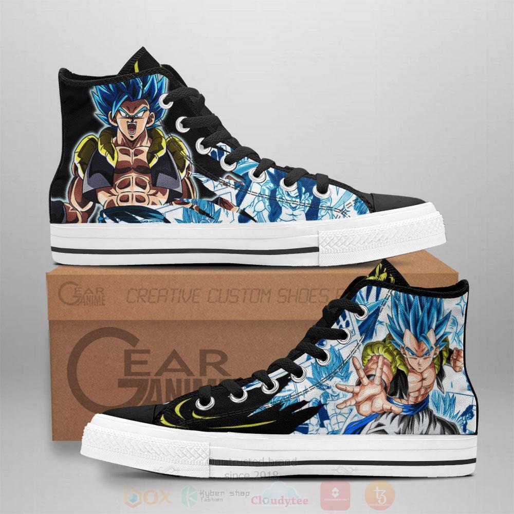 Anime Dragon Ball Gogeta High Top Canvas Shoes