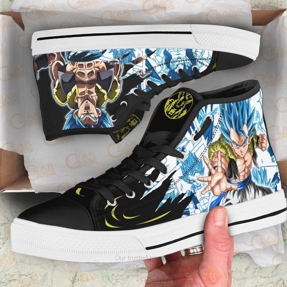 Anime Dragon Ball Gogeta High Top Canvas Shoes 1