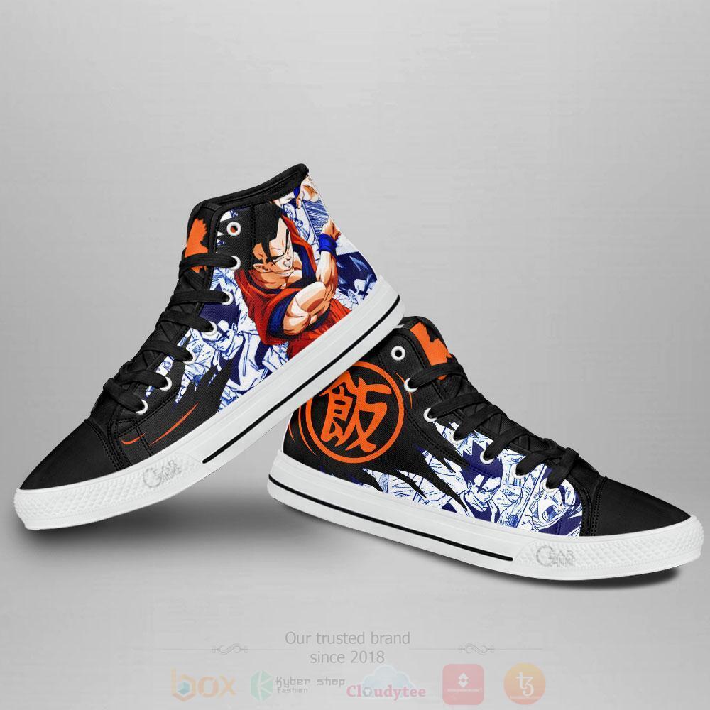 BEST Anime Dragon Ball Gohan High Top Shoes 3 Anime Dragon Ball Gohan High Top Canvas Shoes 1 2