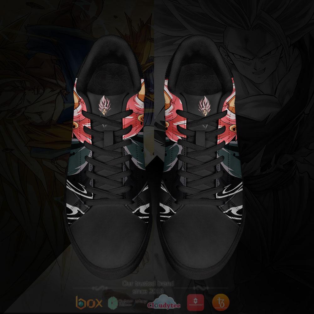 Anime Dragon Ball Goku Black Rose Skate Shoes 1