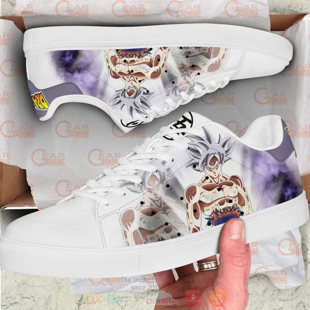 Anime Dragon Ball Goku Ultra Instinct Skate Shoes 1