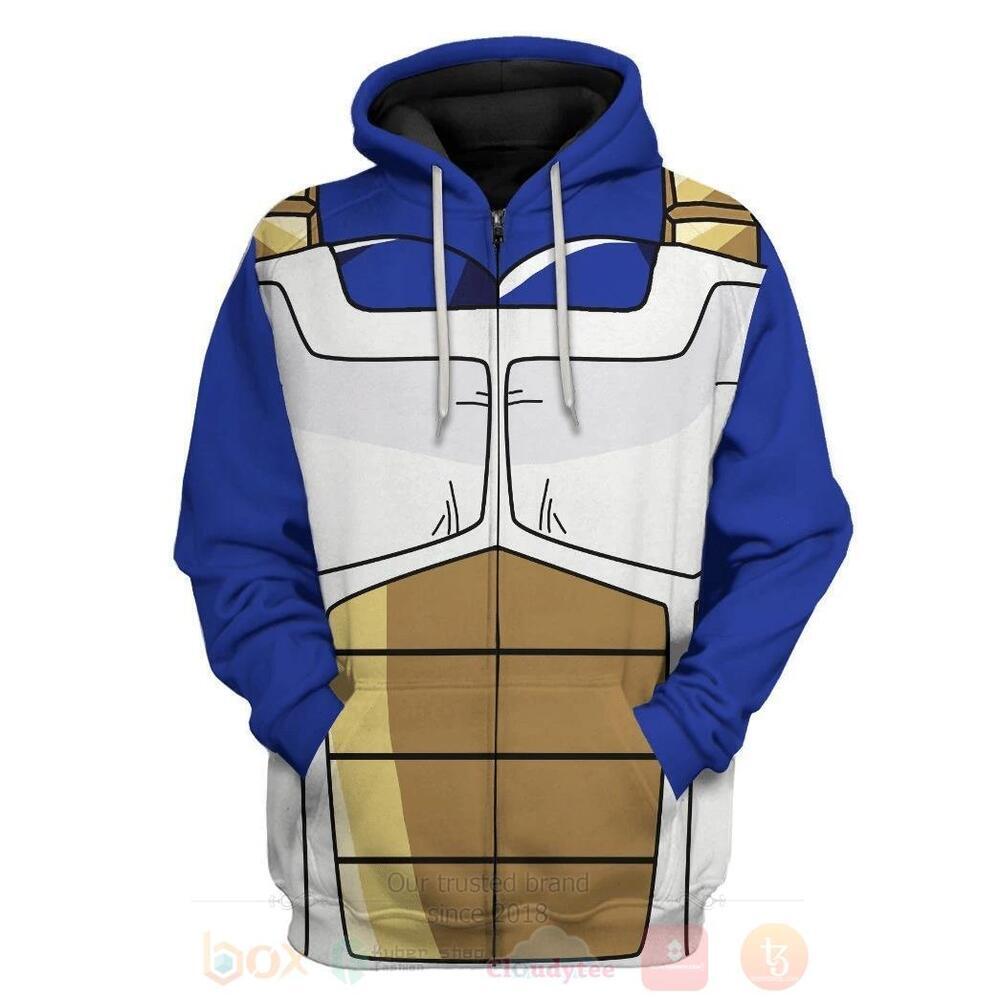 BEST Anime Dragon Ball Goku Vegeta Saiyan Custom 3D Hoodie, Zip Hoodie 2 Anime Dragon Ball Goku Vegeta Saiyan 3D Hoodie Zip Hoodie 1
