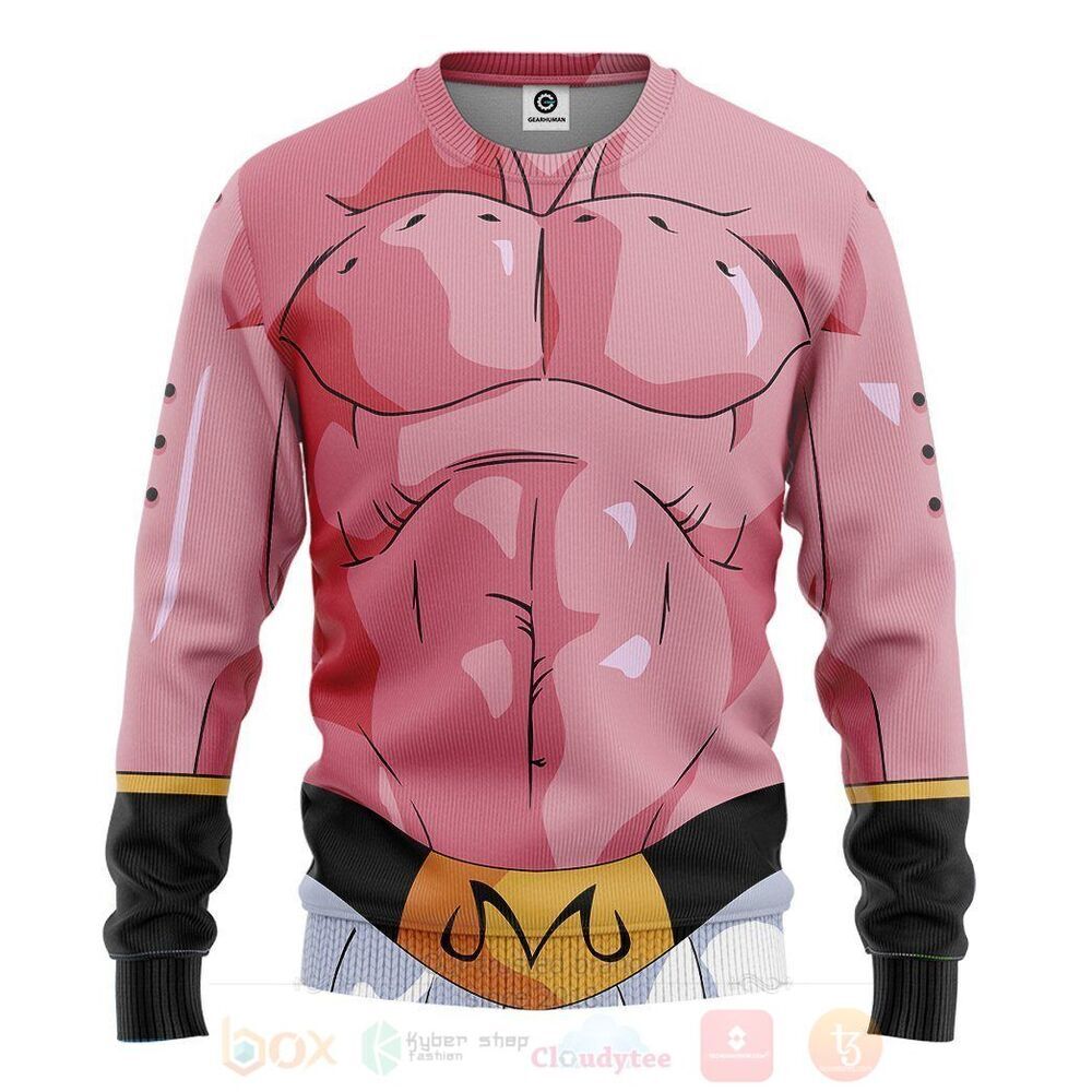 BEST Anime Dragon Ball Majin Boo 3D All Print Hoodie, Shirt 2 Anime Dragon Ball Majin Boo 3d Hoodie Shirt 1