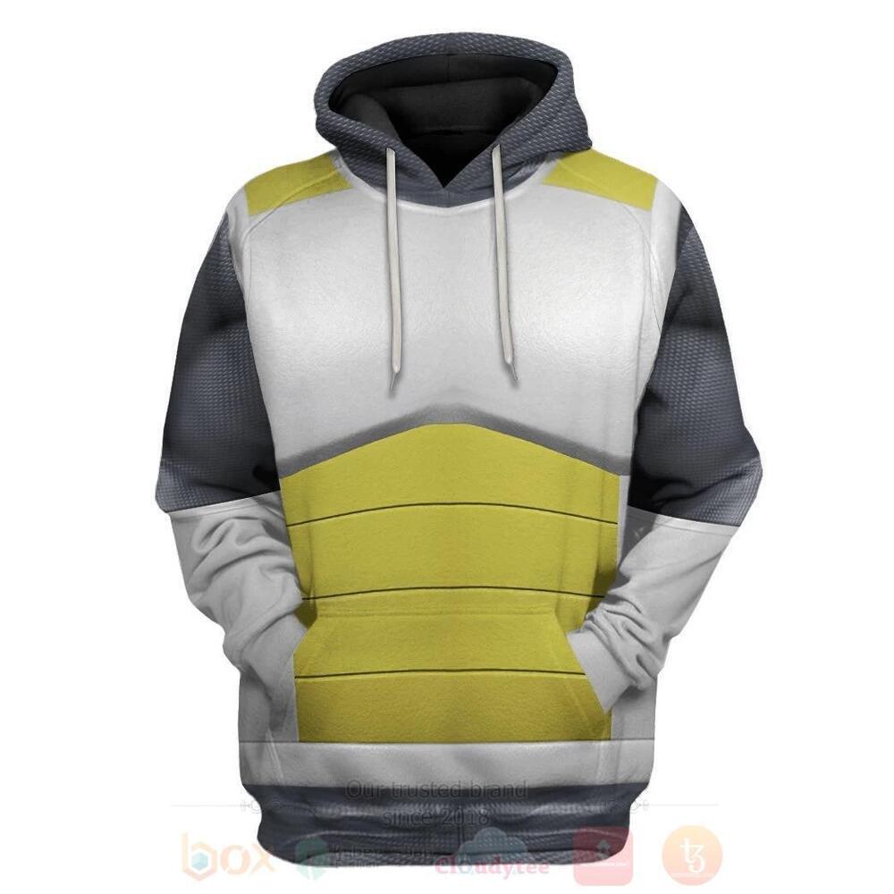 Anime Dragon Ball Son Vegeta 3D Hoodie Zip Hoodie