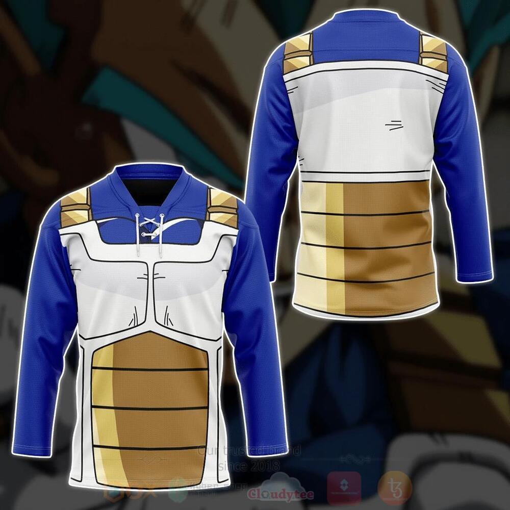 BEST Anime Dragon Ball Vegeta Jersey Hockey 3 Anime Dragon Ball Vegeta Hockey Jersey 1 2
