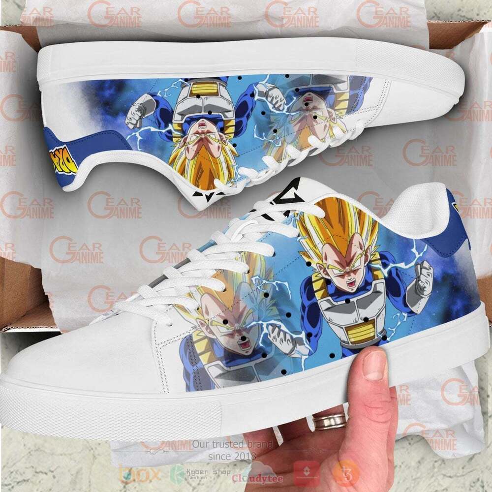 Anime Dragon Ball Vegeta Skate Shoes 1