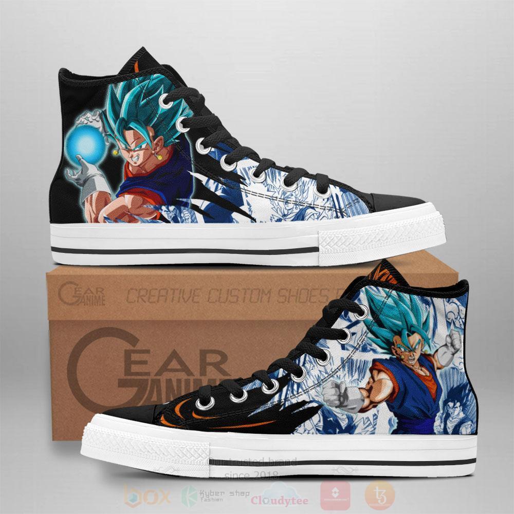Anime Dragon Ball Vegito High Top Canvas Shoes