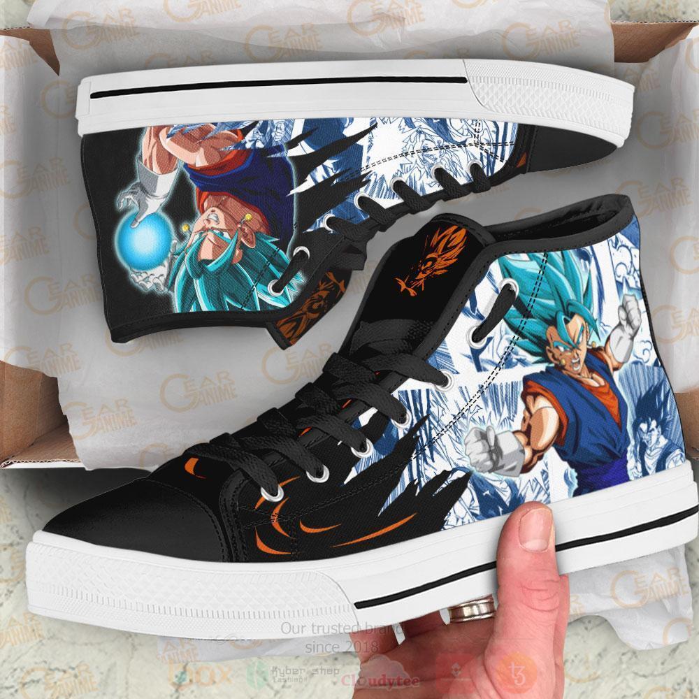 Anime Dragon Ball Vegito High Top Canvas Shoes 1