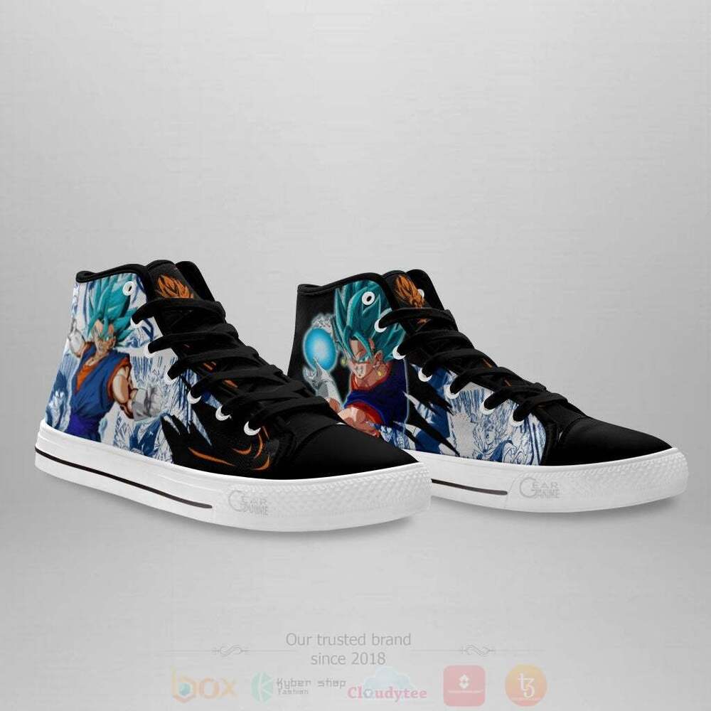 BEST Anime Dragon Ball Vegito High Top Shoes 4 Anime Dragon Ball Vegito High Top Canvas Shoes 1 2 3