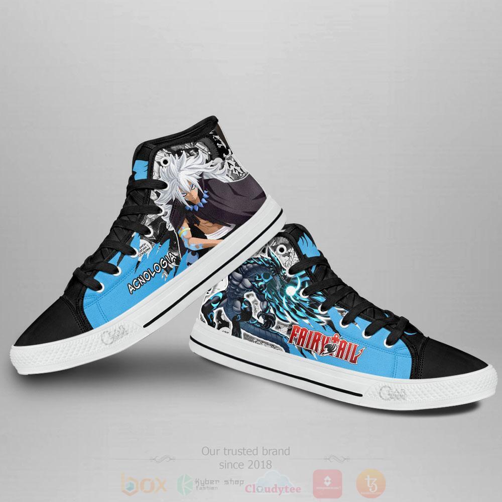 BEST Anime Fairy Tail Acnologia High Top Shoes 3 Anime Fairy Tail Acnologia High Top Canvas Shoes 1 2
