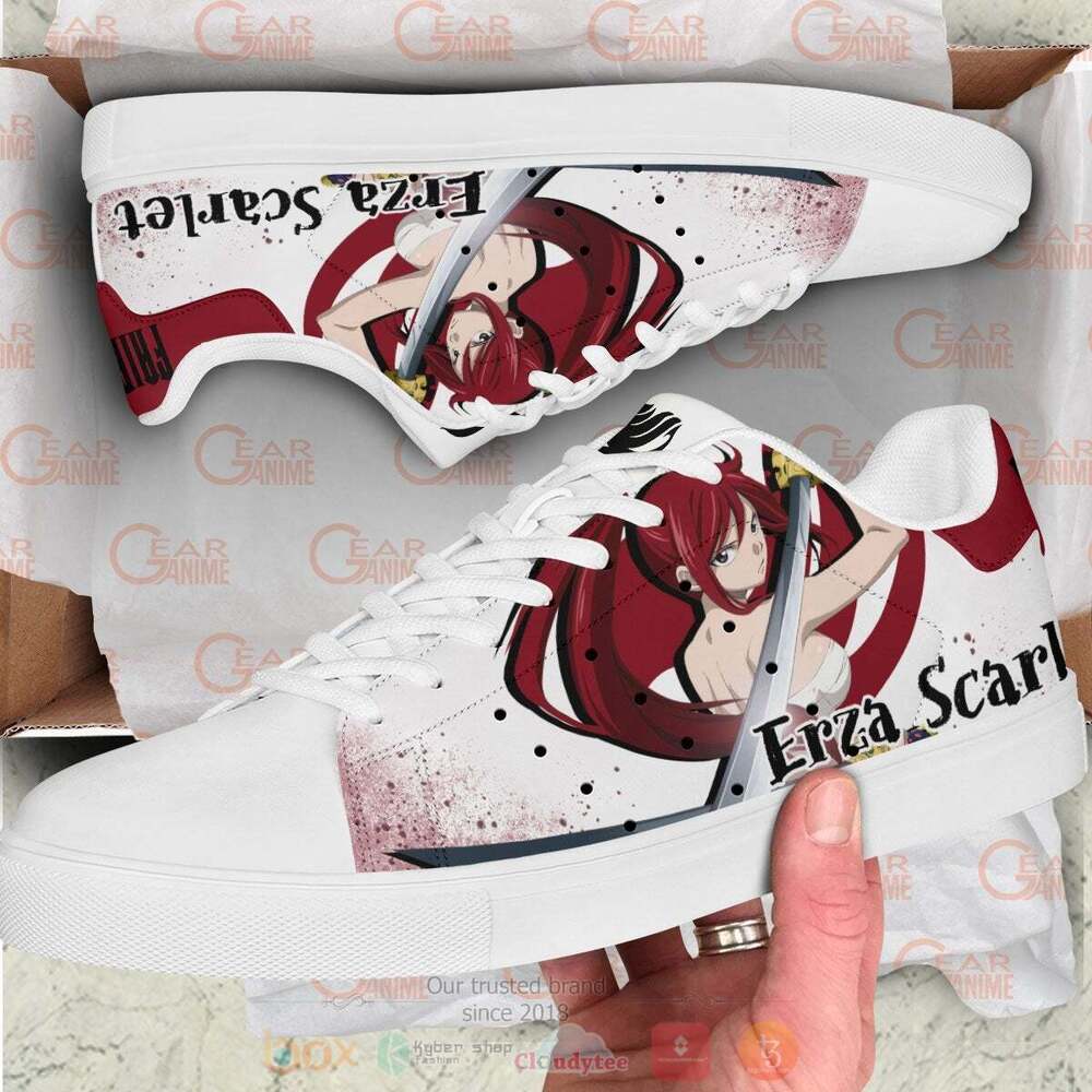 Anime Fairy Tail Erza Scarlet Skate Shoes 1