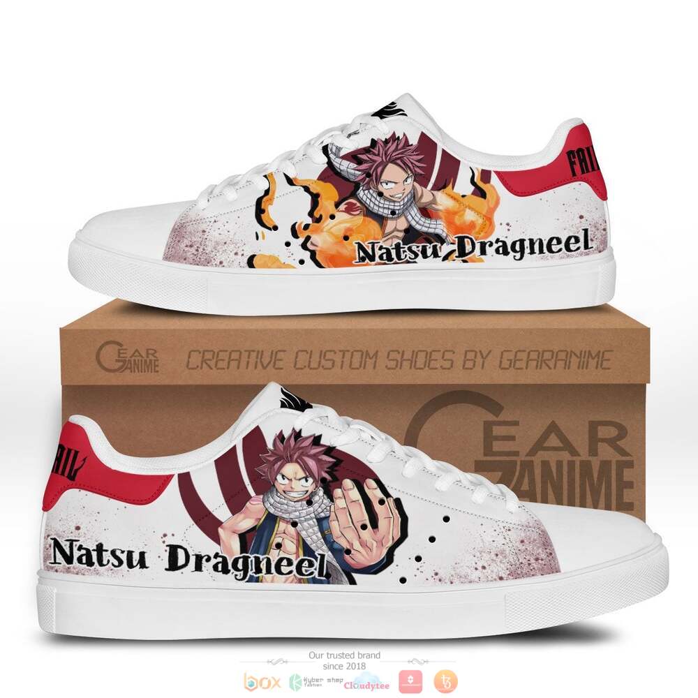 Anime Fairy Tail Natsu Dragneel Skate Stan Smith Shoes
