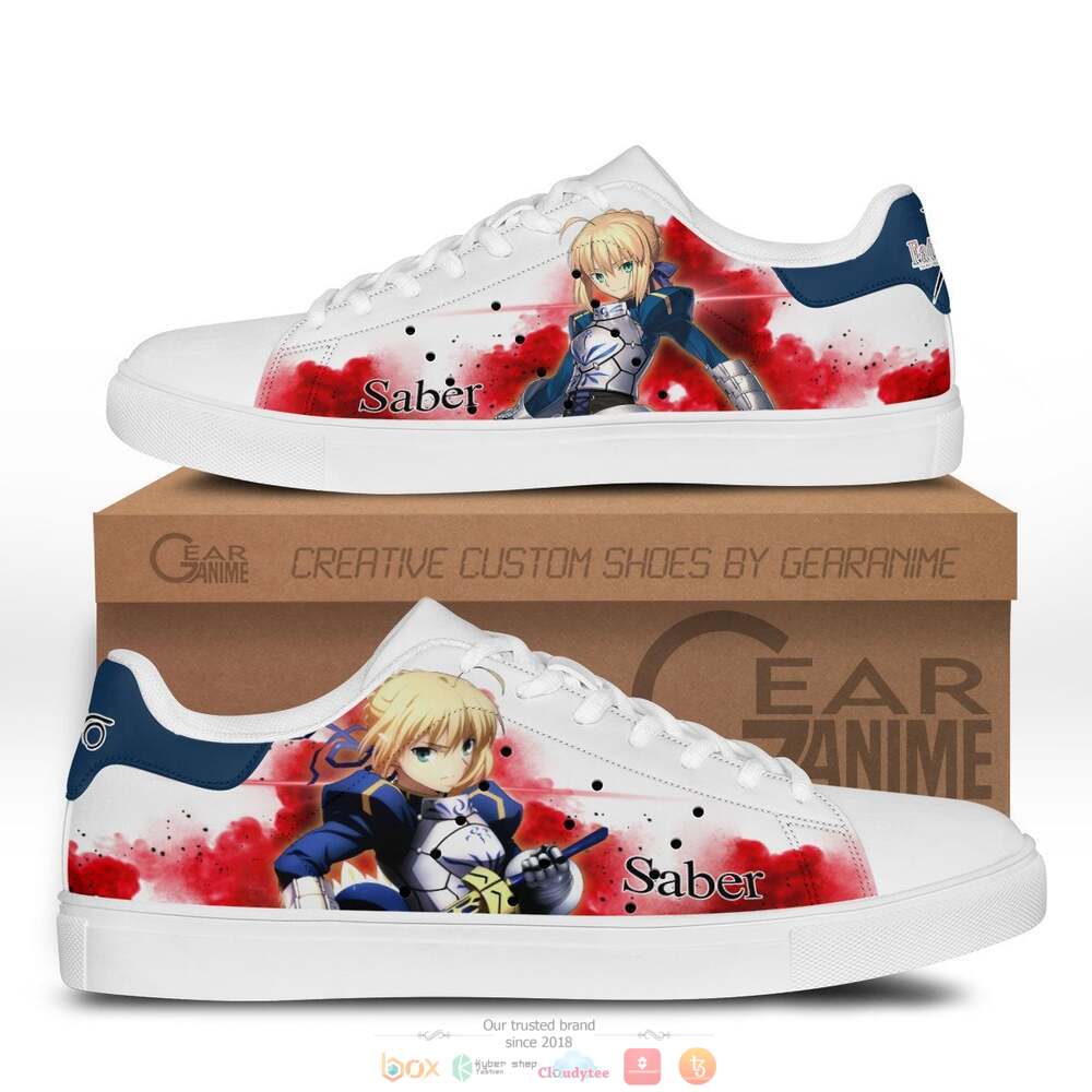 Anime Fate Zero Saber Skate Stan Smith Shoes