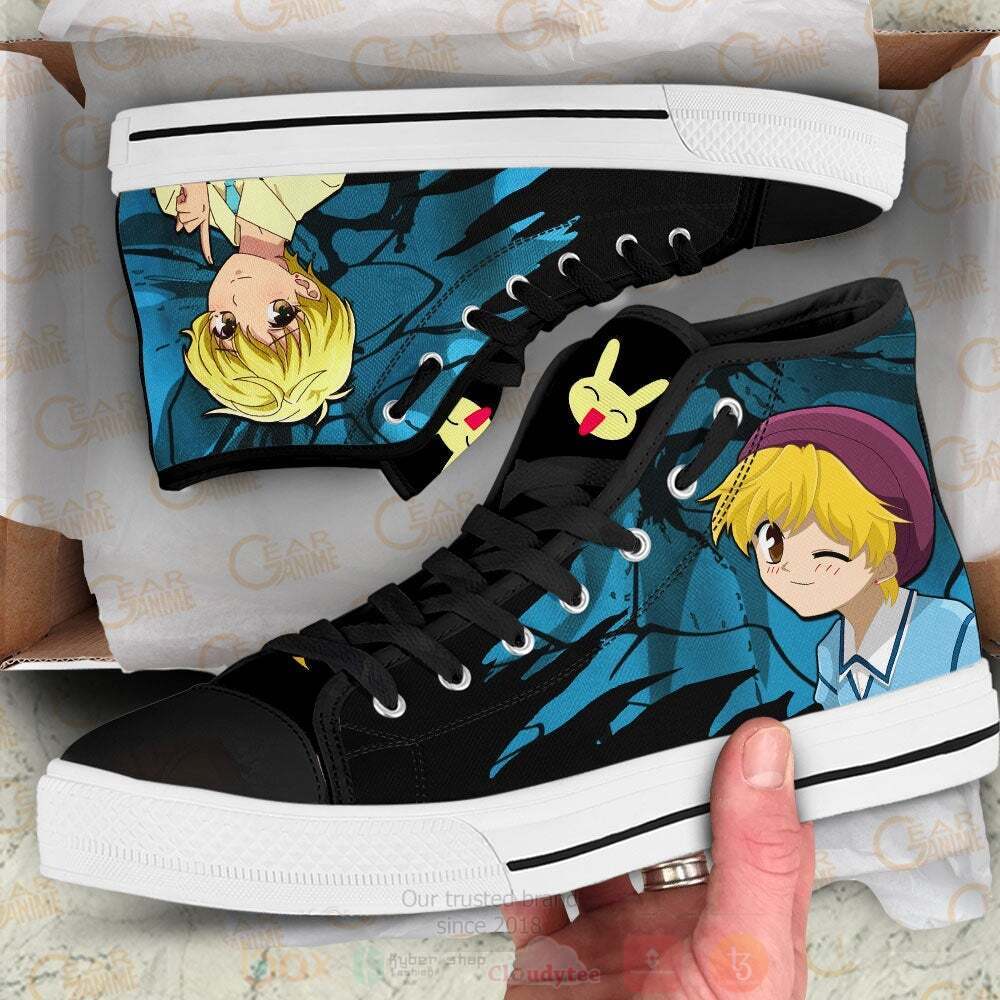 Anime Fruit Basket Momiji Souma High Top Canvas Shoes 1