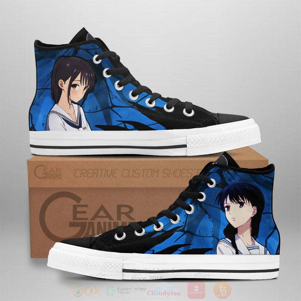 Anime Fruit Basket Saki Hanajima High Top Canvas Shoes