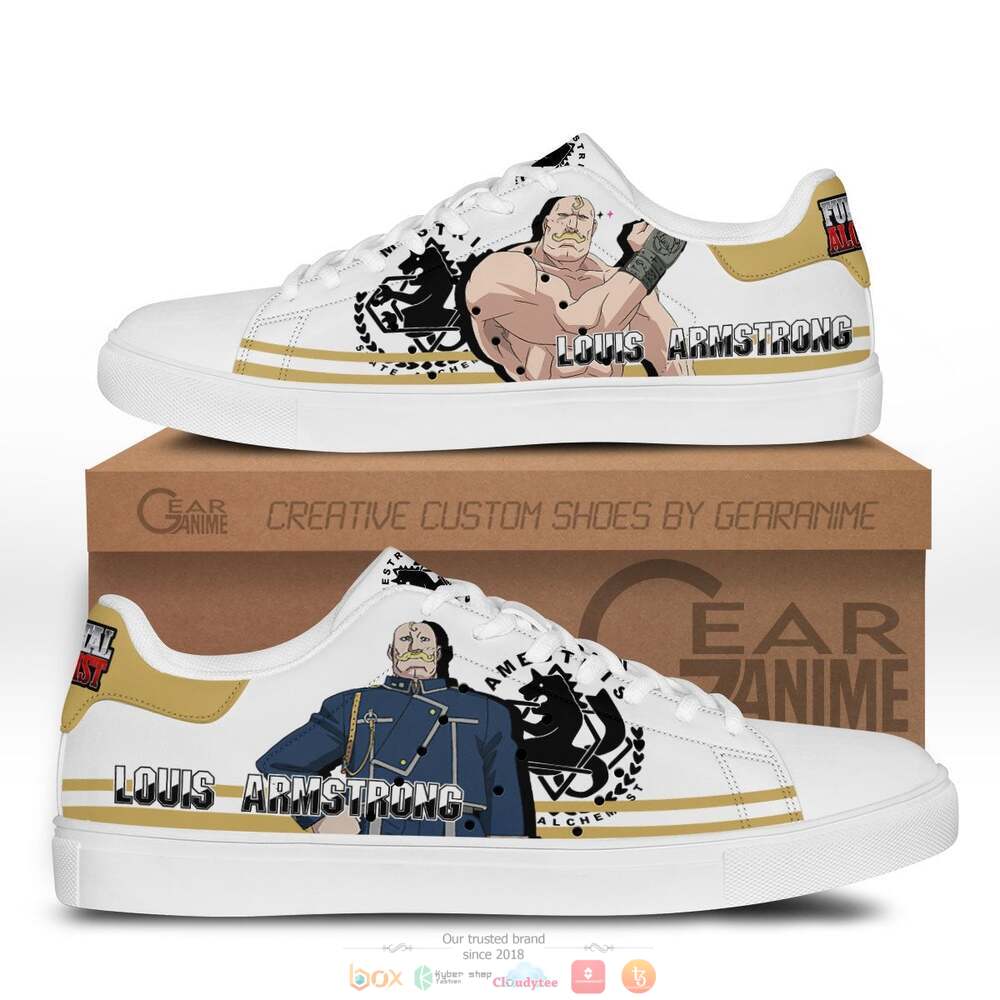 Anime Fullmetal Alchemist Alex Louis Armstrong Skate Stan Smith Shoes