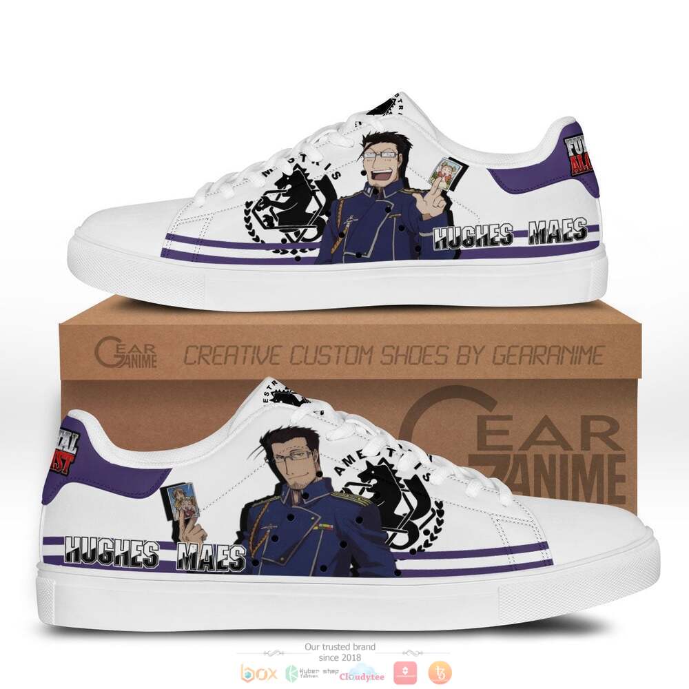 Anime Fullmetal Alchemist Maes Hughes Skate Stan Smith Shoes