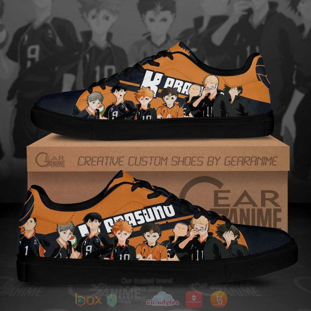 Anime Haikyu Karasuno Skate Shoes