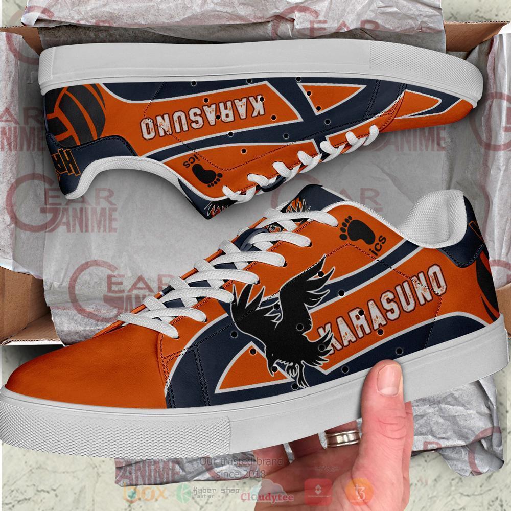 Anime Haikyuu Karasuno High Skate Shoes 1