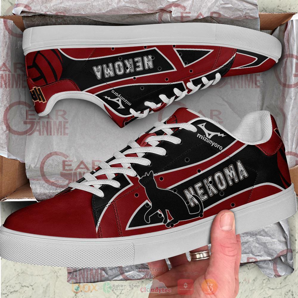 Anime Haikyuu Nekoma High Skate Shoes 1