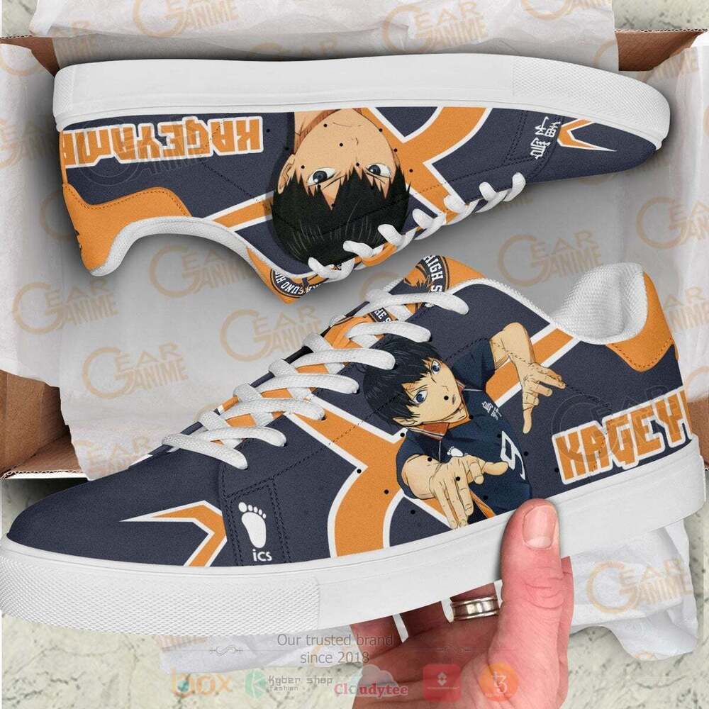 Anime Haikyuu Tobio Kageyama Skate Shoes 1