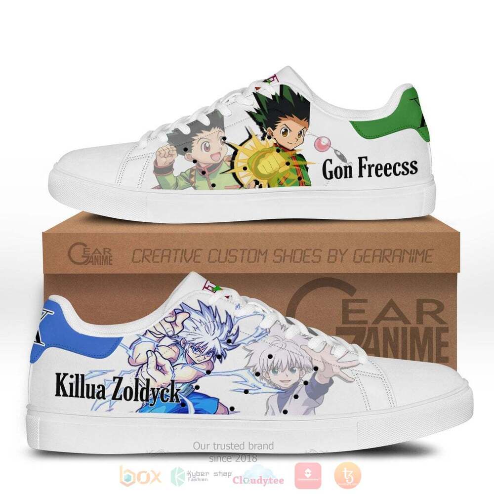 Anime Hunter X Hunter Gon and Killua Ver 2 Skate Shoes