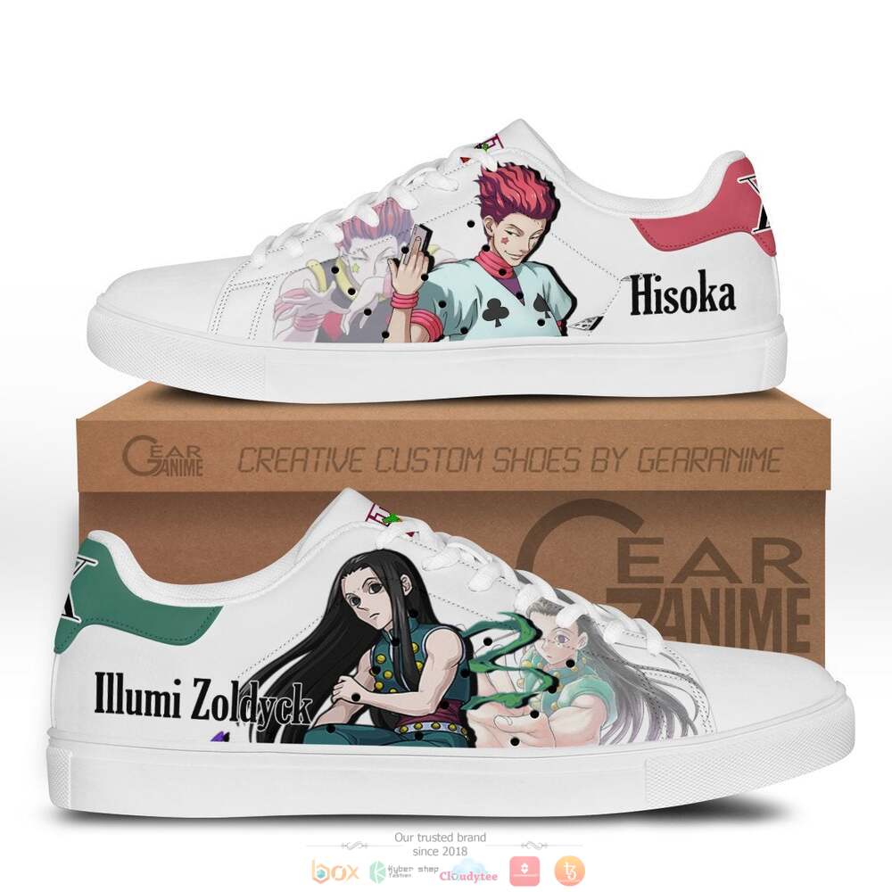 Anime Hunter X Hunter Hisoka and Illumi Skate Stan Smith Shoes
