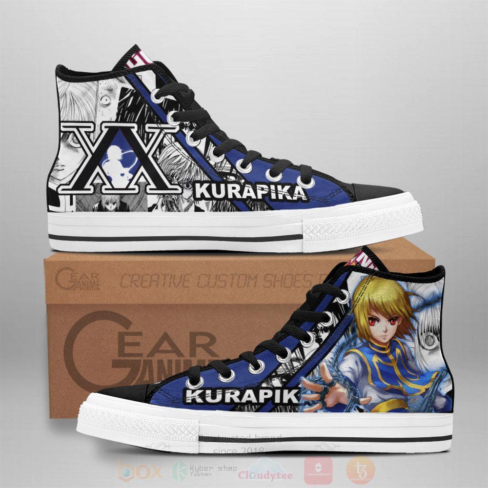 Anime Hunter X Hunter Kurapika High Top Canvas Shoes