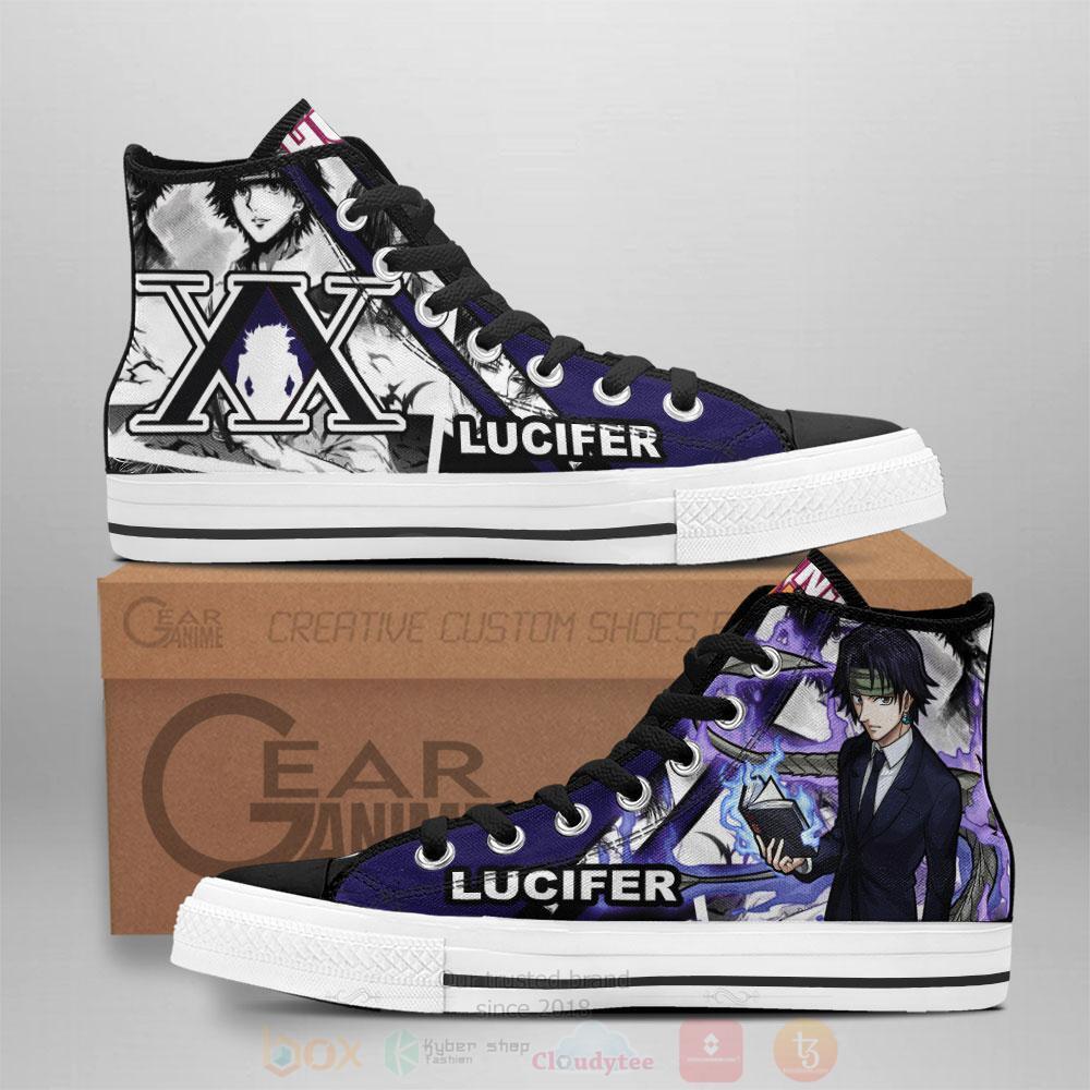 Anime Hunter X Hunter Lucilfer High Top Canvas Shoes
