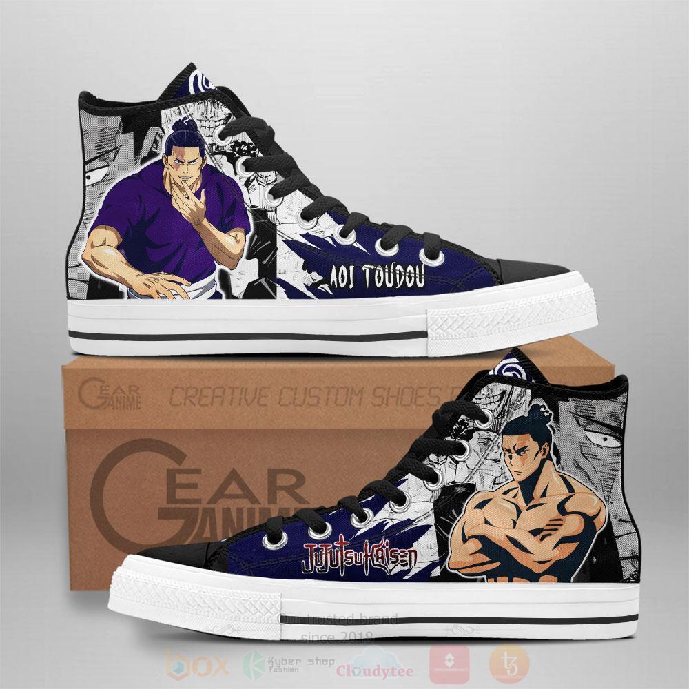 Anime Jujutsu Kaisen Aoi Toudou High Top Canvas Shoes