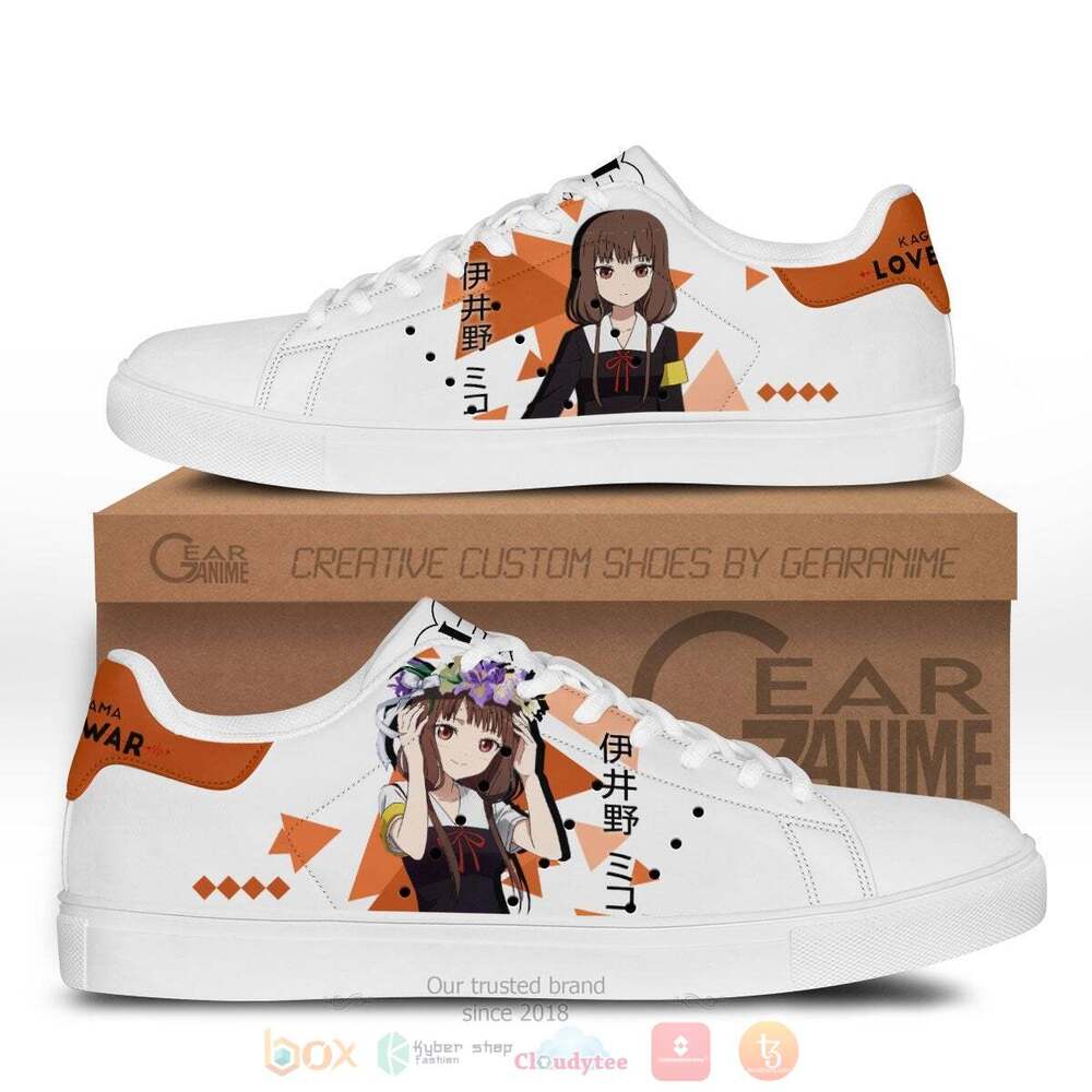 Anime Kaguya sama Love Is War Miko Iino Skate Shoes