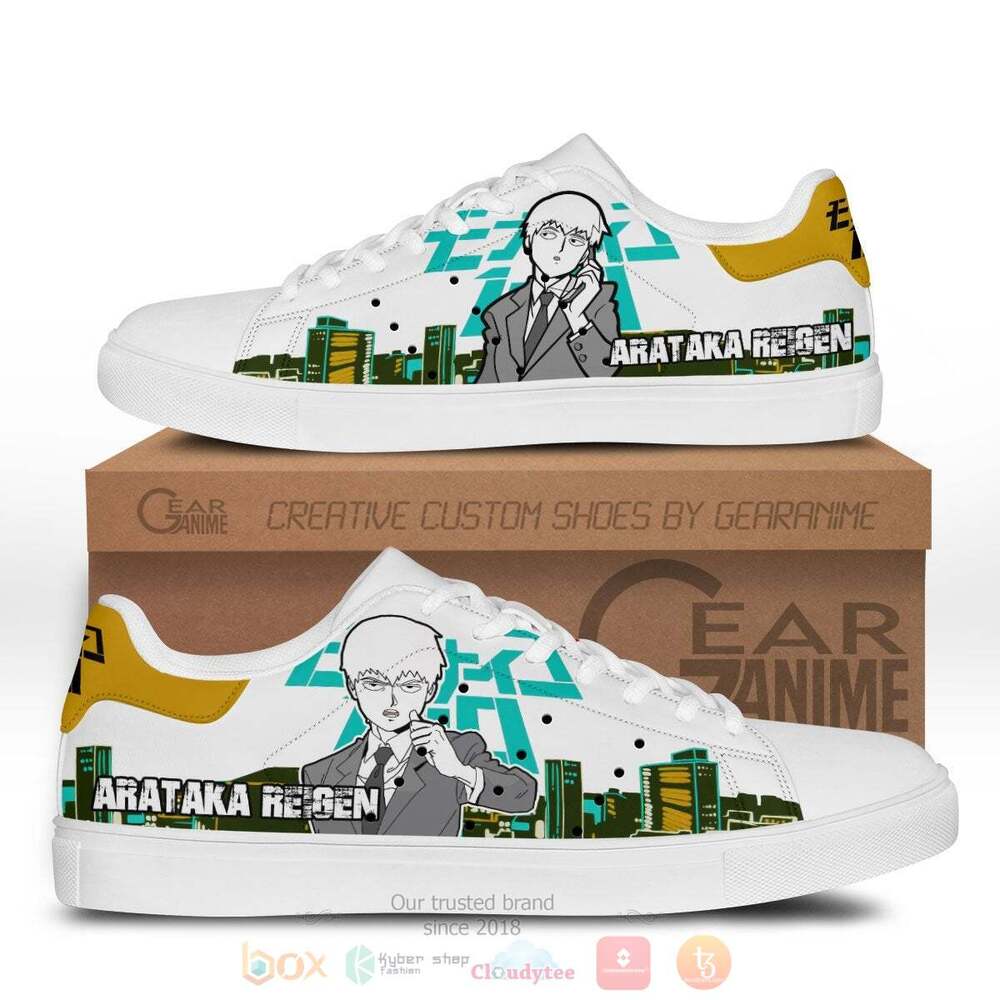 Anime Mob Psycho 100 Reigen Arataka Skate Shoes