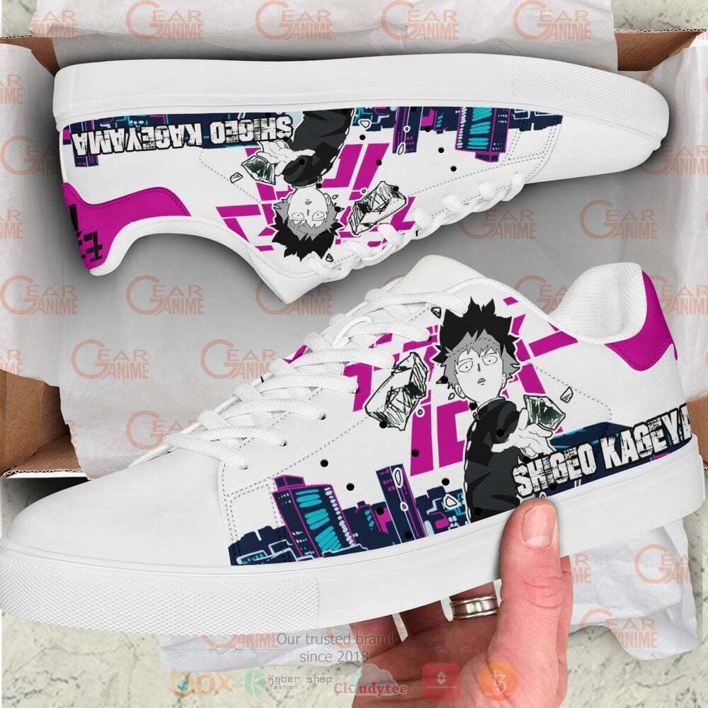 Anime Mob Psycho 100 Shigeo Kageyama Skate Shoes 1